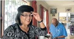  ??  ?? Mayor Patricia de Lille tweeted this picture of her with Archbishop Desmond Tutu.