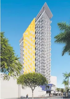  ??  ?? The Grand Gold Coast tower proposed for 21 Orchid Ave.