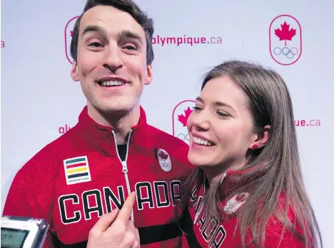  ?? TODD KOROL/THE CANADIAN PRESS ?? Speedskate­rs Denny and Josie Morrison have been through a lot the last few years, but both persevered and will compete for Canada at the 2018 Winter Games.