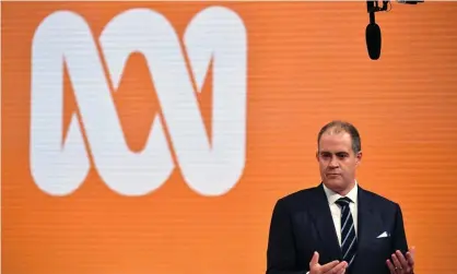  ?? Photograph: Joel Carrett/AAP ?? Staff have written an open letter calling on ABC managing director David Anderson, pictured, and chair Ita Buttrose to maintain a ‘truly diverse cultural mix’.