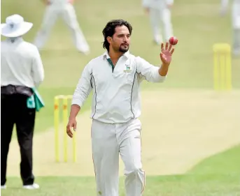  ?? ?? Boyne Hill's Samad Fallah took 2-16 as Stoke Green were bowled out for 105.