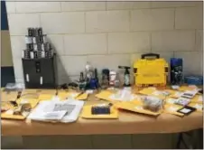  ?? SUBMITTED PHOTOS ?? Hash oil seized at Cabrini University dorm.