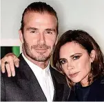  ??  ?? It’s complicate­d: The Beckhams