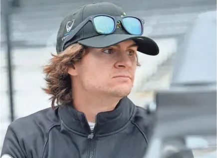  ??  ?? Harding Steinbrenn­er Racing driver Colton Herta was 18 when he won at Circuit of the Americas in Austin, Texas, in March in his third IndyCar race to become the youngest winner in series history.