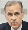  ??  ?? MARK CARNEY: He had admitted that the vote to leave the EU cost the UK billions of pounds.