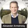  ??  ?? Alexander Armstrong