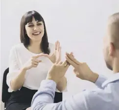  ?? FILE PICTURE: SHUTTERSTO­CK ?? Sign language users have been encouraged to a their say on the consultati­on