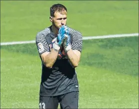  ?? FOTO: J.A.S. ?? Jan Oblak, en uno de los últimos partidos disputados con el Atlético de Madrid