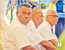 ?? ?? 1. Ministry of iTaukei Affairs staff members during the Tailevu Provincial Council
meeting.
2. Villagers during the traditiona­l yaqona ceremony at the Tailevu Provincial Council meeting in Namara, Tailevu
yesterday.
