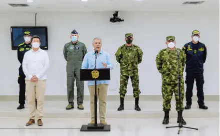  ?? REUTERS ?? Iván Duque ordenó el envío de dos batallones del Ejército al departamen­to de Arauca