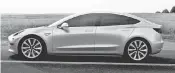  ?? TESLA ?? Tesla has taken more than 400,000 reservatio­ns for its breakthrou­gh Model 3.