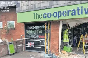  ??  ?? A raid on a cash machine in Stoney Stanton