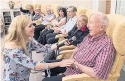  ??  ?? Musical memories from Southport vocalist Sophie Bennett were just one of the special events organised by Brookdale Resource Centre