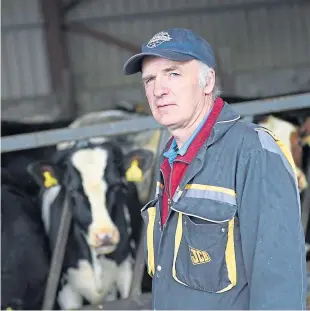  ?? Picture: Paul Glendell. ?? Dairy farmer Gordon Taylor has to find a new buyer.