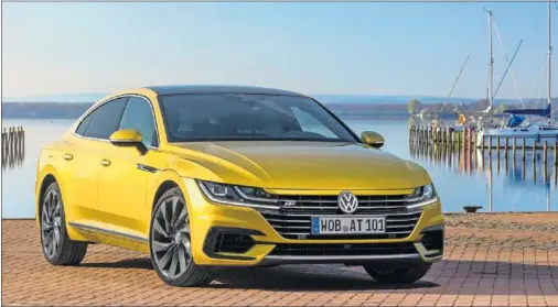  ??  ?? ATRACTIVO. El acierto de Volkswagen con el diseño de su nuevo coupé es total y goza de un aspecto imponente.