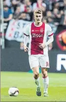  ?? FOTO: GETTY IMAGES ?? Mattijjs de Ligt, de 18 años