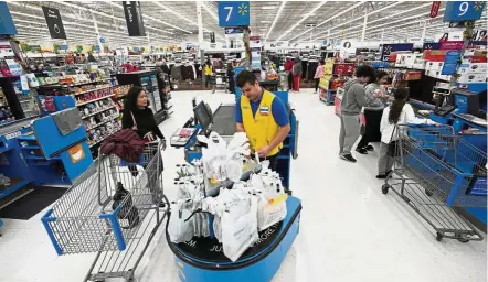  ?? — AP ?? Mutual terminatio­n: Deliv, one of Walmart’s earliest partners with pilot programmes in Miami and San Jose, serves the retailer with a 90-day terminatio­n notice. The two companies stopped working with each other in late January.