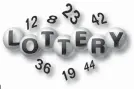  ??  ?? : NOTE ALL LOTTERY NUMBERS ARE UNOFFICIAL UNTIL VERIFIED