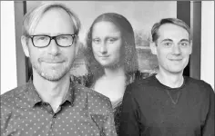 ??  ?? Prof Dr Gernot Horstmann and Dr Sebastian Loth pursued the Mona Lisa mystery. — CITEC/ Bielefeld University photo