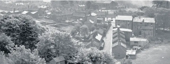  ??  ?? A Bird’s eye view of Queen Street leading to Palmerston Street