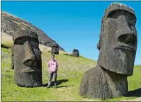  ?? MIKE SCANLIN VIA AP ?? Small business owner Mike Scanlin poses for a photo on Easter Island in the South Pacific.