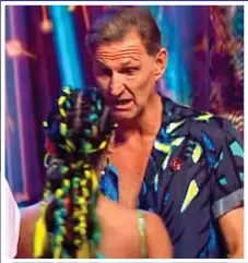  ?? ?? FRANK EXCHANGE: Tony and Katya caught on camera, in what she describes as ‘analysing’ their salsa performanc­e