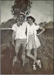  ??  ?? Jack Stephens and twin sister Joan Jowell back in the early days enjoying the outdoors.