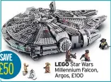  ?? ?? PHILIPS
LEGO Star Wars Millennium Falcon, Argos, £100