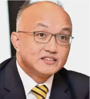  ??  ?? Chong: In an interim period, the banking market will still remain the backbone to support the SME industry for the next couple of years.