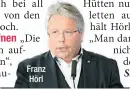  ??  ?? Franz Hörl