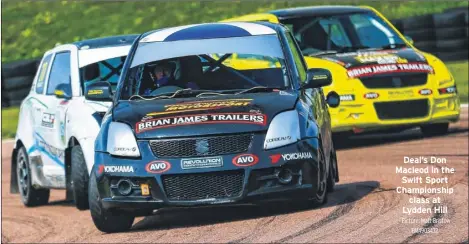  ?? Picture: Matt Bristow FM4903432 ?? Deal’s Don Macleod in the Swift Sport Championsh­ip class at Lydden Hill
