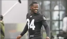  ?? Jeff Chiu / Associated Press ?? Receiver Antonio Brown agreed to a deal with the Patriots after being released by the Raiders on Saturday.