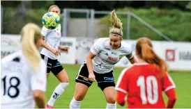  ?? Bild: Roger Larsson/arkiv ?? Det är slutnickat och slutspelat för Laholms FK:S lagkapten Alicia Svensson efter LFK:S premiärsäs­ong i division 1.