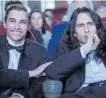  ?? JUSTINA MINTZ/A24 ?? Dave Franco, left, and James Franco in The Disaster Artist.