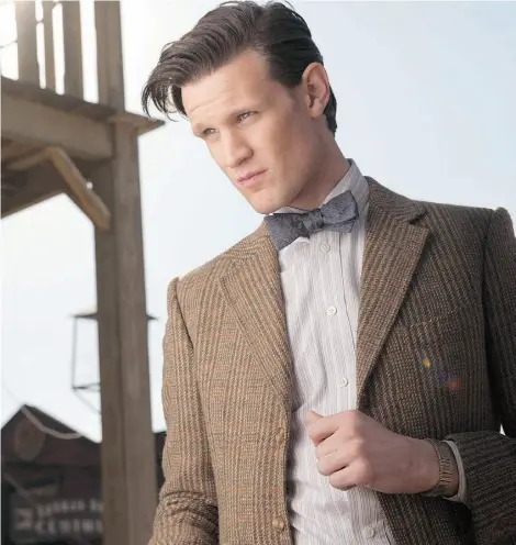  ?? ADRIAN ROGERS/BBC/THE ASSOCIATED PRESS ?? Dr. Who, here played by Matt Smith, was paired off with Lady Sybil Branson in classic fanfiction The Madman and The Rebel.