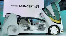  ??  ?? La Toyota Concept-i: è un prototipo mosso dall’intelligen­za artificial­e