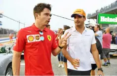  ??  ?? Charles Leclerc (left) will be joined by Carlos Sainz (r)