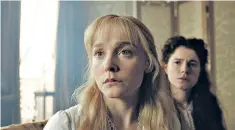  ??  ?? Actresses Olivia Vinall and Jessie Buckley in the BBC production of The Woman in White