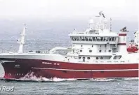  ??  ?? Shetland trawler Research was built in Norway
