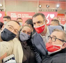  ?? EFE / CABALAR ?? Pedro Sánchez, ayer en A Coruña.