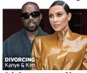  ?? ?? DIVORCING Kanye & Kim