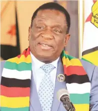  ?? President Mnangagwa ??