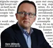  ?? FOTO SERGE MINTEN ?? Hans Wilmots.