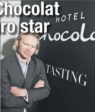  ??  ?? perfect FIT: Hotel Chocolat CEO Angus Thirlwell comments on how he feels the company will suit the Dutch and Danish markets.