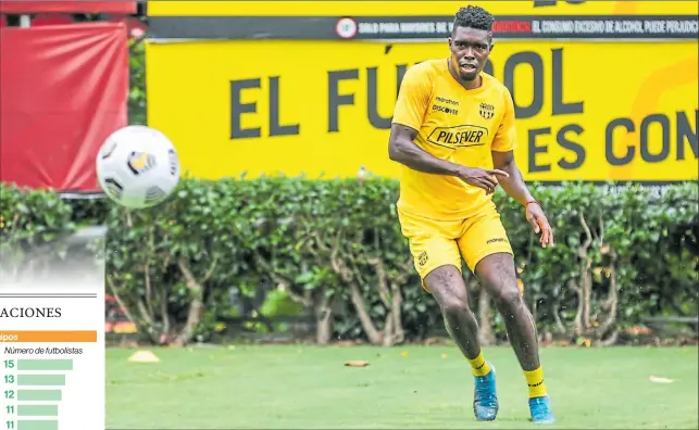  ?? CORTESÍA De BARCELONA ?? • El volante Michael Carcelén jugó el año pasado en El Nacional. Hoy está en Barcelona.