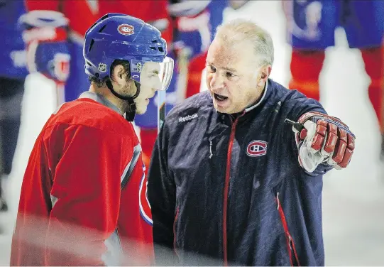  ?? JOHN MAHONEY/FILES ?? Alex Galchenyuk was benched by former Habs head coach Michel Therrien back in 2015. The young star fired his agents after they failed to take his side in the matter.