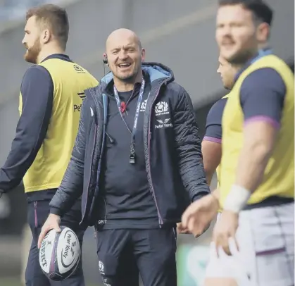 ?? ?? Gregor Townsend’s three changes to his starting XV for today’s match with South Africa all make good sense
