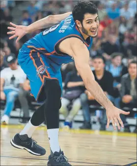  ?? FOTO: PEP MORATA ?? Álex Abrines, con los Thunder. El mallorquín se va acoplando a la NBA