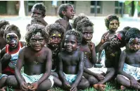  ?? Picture: LUDO KUIPERS ?? Tribe: Children from the Tiwi Islands