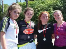  ??  ?? Ella Corcoran, Mary Beth O’Donoghue, Aisling O’Shea & Katie Trew.